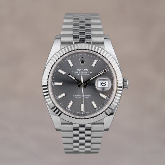 Rolex Datejust 41 Rhodium Stick 41mm 126334 2022