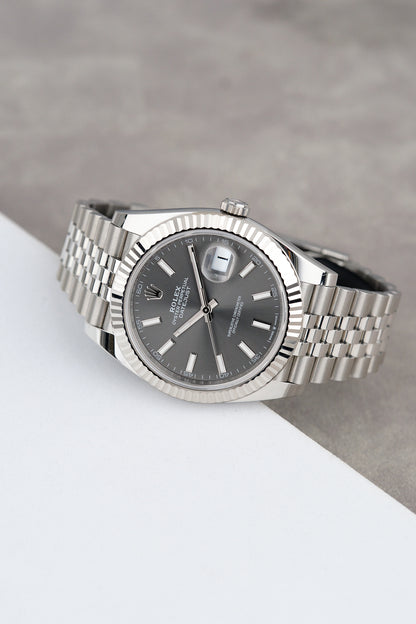 Rolex Datejust 41 Rhodium Dial 126334 2018