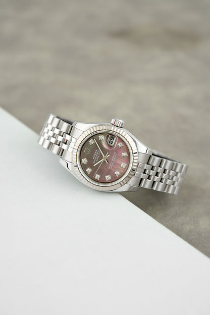 Rolex Datejust 26 Tahitian Mother Of Pearl With Diamonds