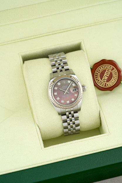 Rolex Datejust 26 Tahitian Mother Of Pearl With Diamonds