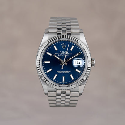 Rolex Datejust 36 Blue Dial 126234 2026 (Brand New)