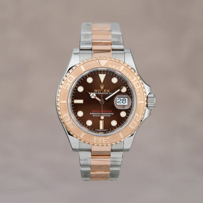 Rolex Yachtmaster 40 Two Tone Rose Gold Choco 40mm 116621 2018