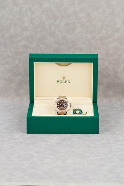 Rolex Yachtmaster 40 Two Tone Rose Gold Choco 40mm 116621 2018