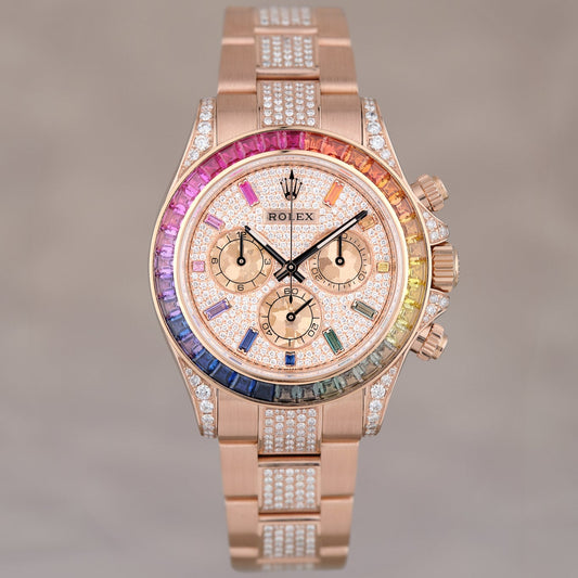 [RESERVED] Rolex Daytona 40 Rose Gold Rainbow 40mm