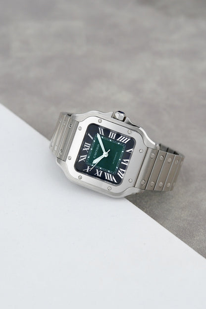 Cartier Santos De Cartier Green Dial WSSA0061 2025