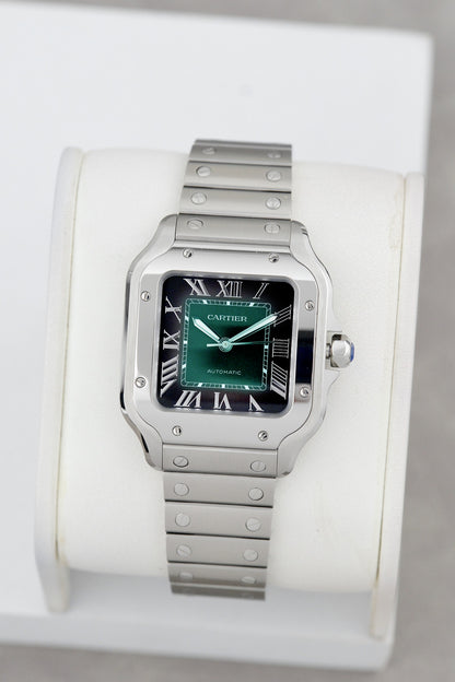 Cartier Santos De Cartier Green Dial WSSA0061 2025