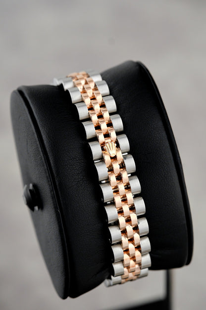 Rolex Datejust Two Tone Rose Gold Tahitian Mother of Pearl Roman 179171 2006