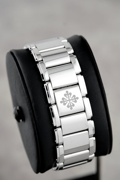 Patek Philippe Twenty ~4 White w/ Diamonds 25mm 4910 2008