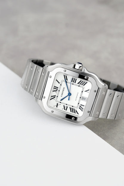 Cartier Santos de Cartier Large White WSSA0018 2020