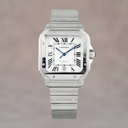 Cartier Santos de Cartier Large White WSSA0018