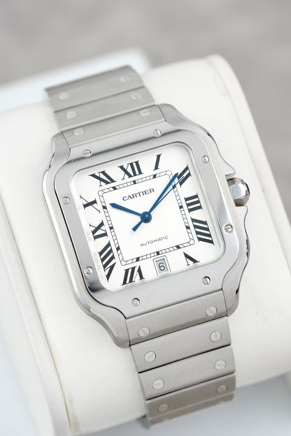 Cartier Santos de Cartier Large White WSSA0018 2020