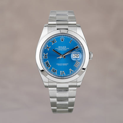 Rolex Datejust 41 Azzuro Blue 126300 2024