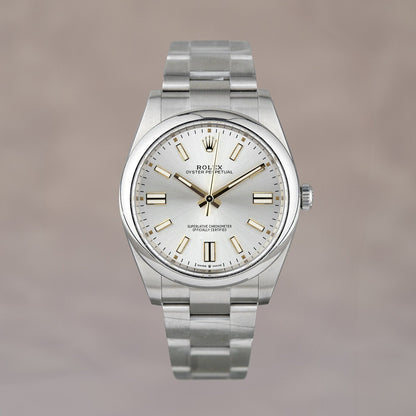 Rolex Oyster Perpetual 41 Silver Dial 124300 2023