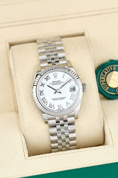 Rolex Datejust 31 White Roman Dial 278274 2026 (Brand New)