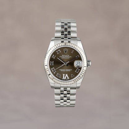 Rolex Datejust 31 Rhodium Roman VI Diamond 31mm 178274 2019