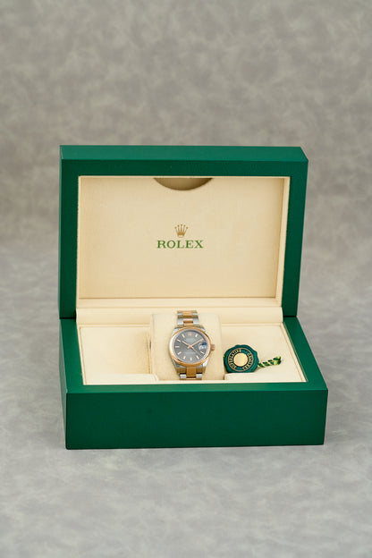Rolex Datejust 31 Two Tone Everose Rhodium Dial