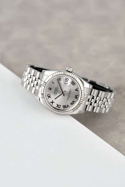 Rolex Datejust 31 Silver Roman 31mm 75274