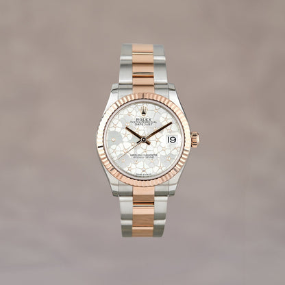 Rolex Datejust 31 Two Tone Rose Gold Sakura White 31mm 278271 2024