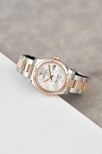 Rolex Datejust 31 Two Tone Rose Gold Sakura White 31mm 278271 2024