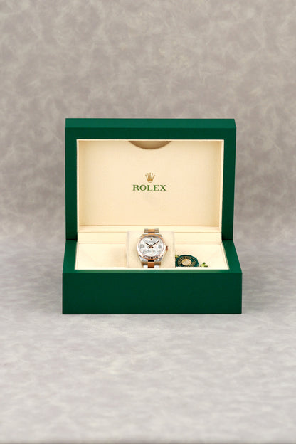 Rolex Datejust 31 Two Tone Rose Gold Sakura White 31mm 278271 2024