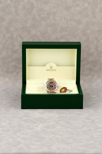 Rolex Datejust 36 Two Tone Yellow Gold Tahitian Mother of Pearl w/ Diamond 36mm 116231 2011