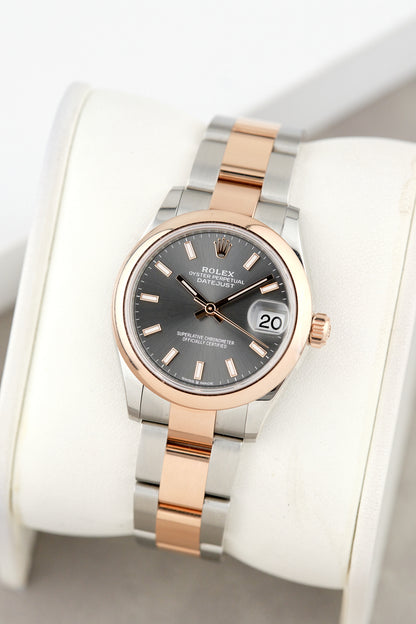 Rolex Datejust 31 Two Tone Rose Gold Rhodium Stick 31mm 278241 2024