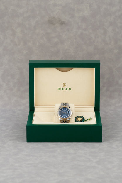 Rolex Datejust 36 Blue Dial With Diamonds 126234 2026 (Brand New)
