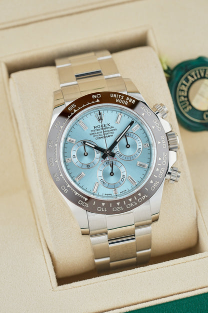 Rolex Daytona 40 Platinum Ice Blue Dial 40mm 116506 2022