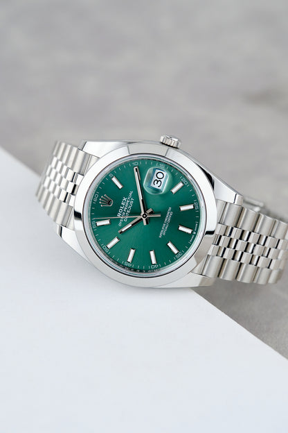 Rolex Datejust 41 Mint Green Smooth (Brand New) 41mm 126300 2025