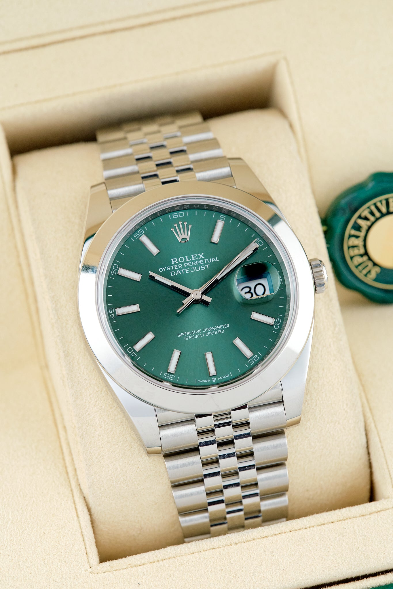 Rolex Datejust 41 Mint Green Dial (Brand New) – Gentry Timepieces