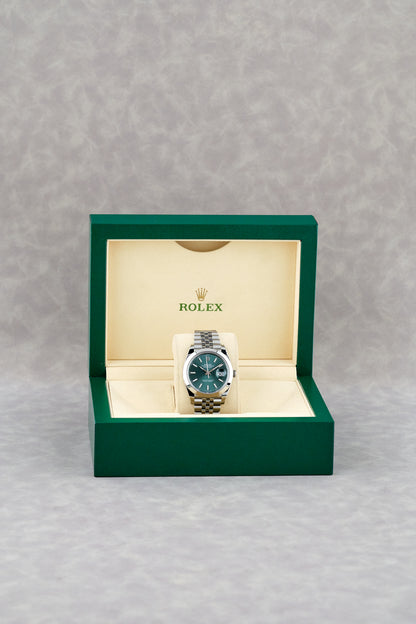 Rolex Datejust 41 Mint Green Smooth (Brand New) 41mm 126300 2025