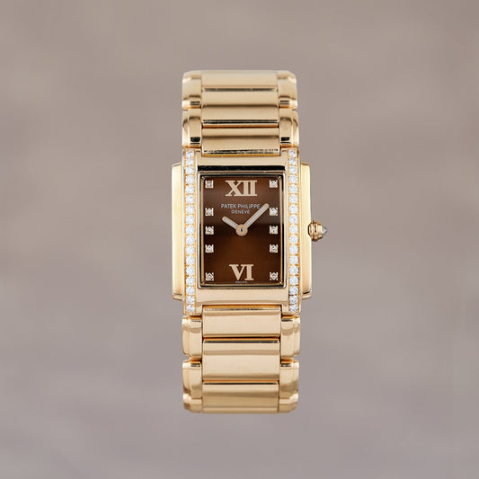 Patek Philippe Twenty ~ 4 Rose Gold With Diamonds