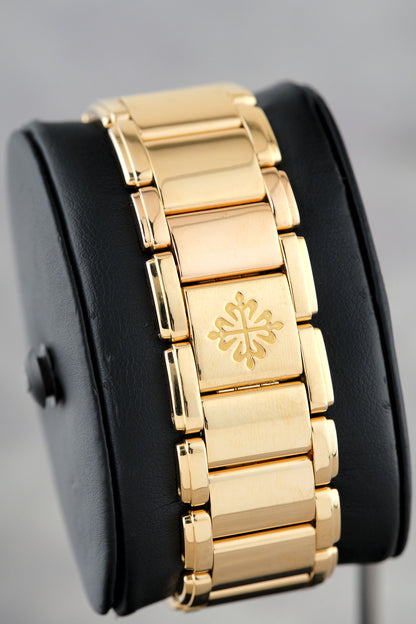 Patek Twenty ~ 4 Rose Gold Choco Dial With Diamonds 4910