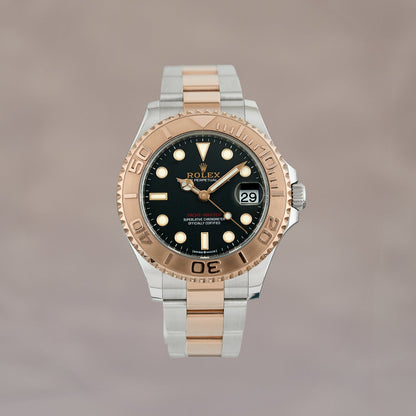 Rolex Yacht-Master 37 Two Tone Everose Black Dial 268621 2022