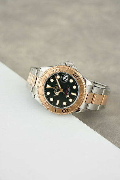 Rolex Yacht-Master 37 Two Tone Everose Black Dial 268621 2022