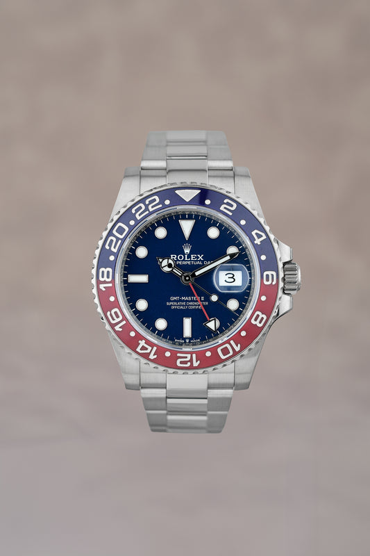Rolex GMT Master II 40 White Gold Pepsi Blueberry 40mm 126719BLRO 2019