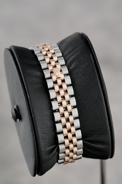 Rolex Datejust 28 Two Tone Everose Green Dial With Diamonds (Brand New)