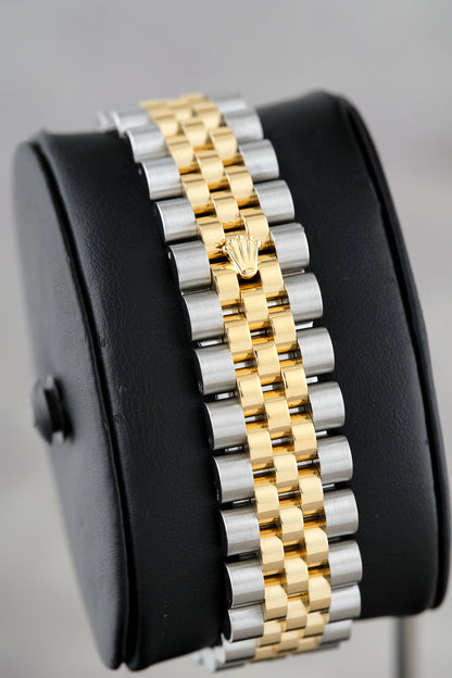 Rolex Datejust 36 Two Tone Yellow Gold Champagne Dial With Diamonds