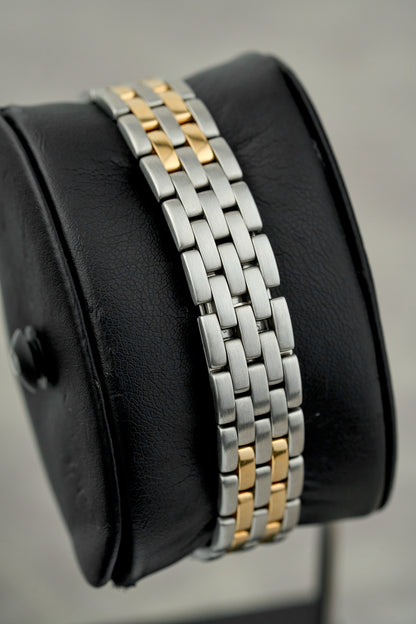 Cartier Panthere Small Two Tone Yellow Gold White Dial Small