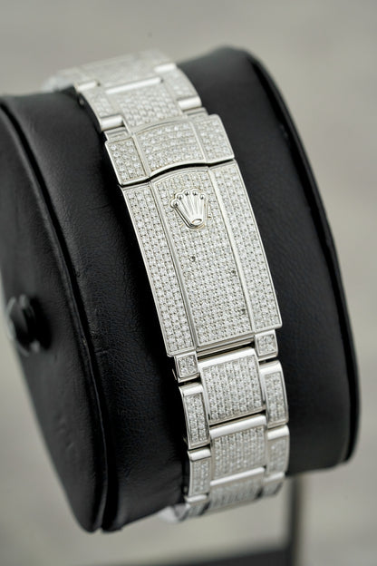 Rolex Datejust 41 Iced Out White Dial