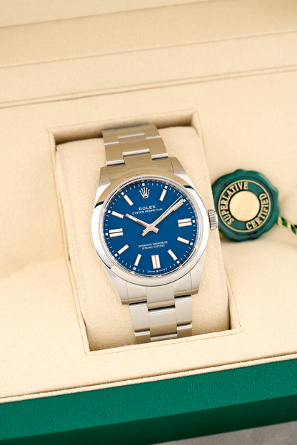 Rolex Oyster Perpetual 41 Med Blue (Brand New) 41mm 134300 2025