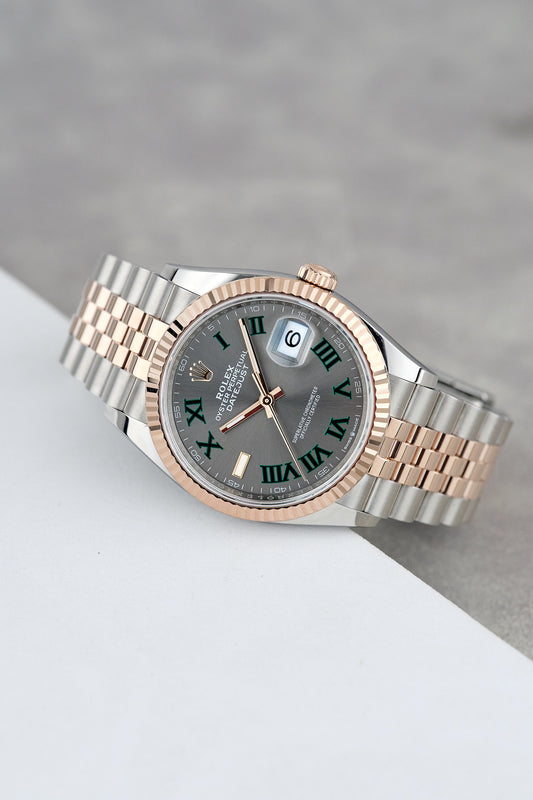 Rolex Datejust 36 Two Tone Rose Gold Wimbledon 126231 2026 (Brand New)