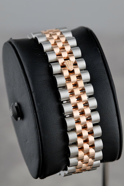 Rolex Datejust 36 Two Tone Rose Gold Salmon Roman Dial 116231 2006
