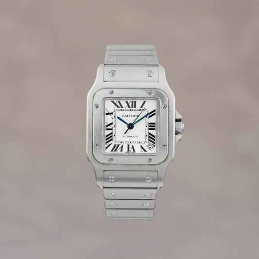 Cartier Santos Galbee White Dial
