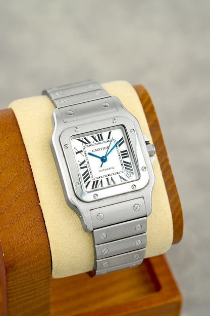 Cartier Santos Galbee White Dial