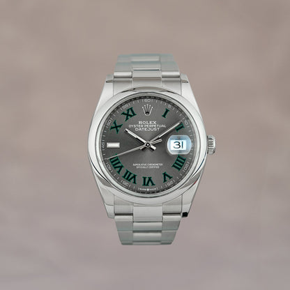 Rolex Datejust 36 Wimbledon Smooth