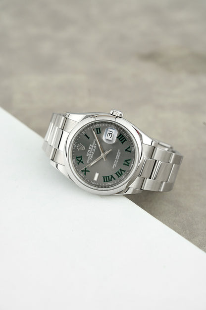 Rolex Datejust 36 Wimbledon Smooth