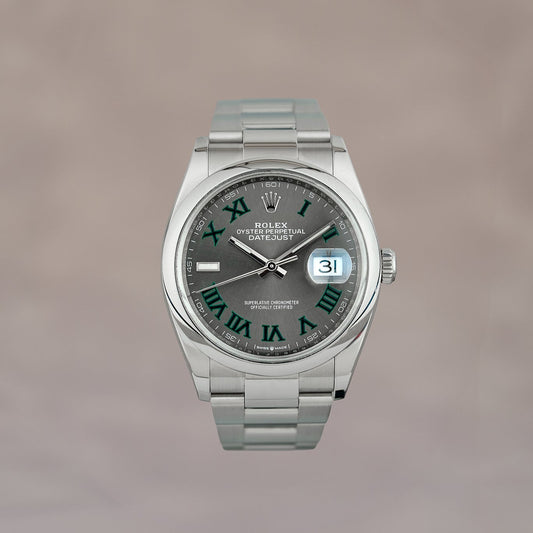 Rolex Datejust 36 Wimbledon 126200 2026 (Brand New)