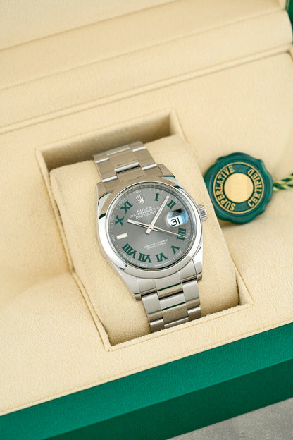 Rolex Datejust 36 Wimbledon Smooth
