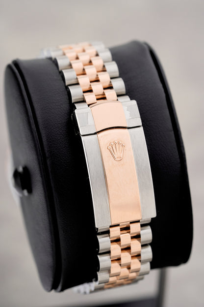 Rolex Datejust 36 Two Tone Rose Gold Black Dial With Diamonds 126231 2026 (Brand New)